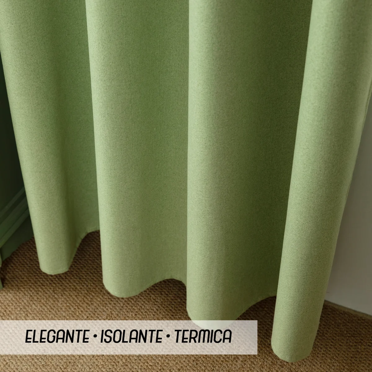 TENDA BARBADOS TOTALMENTE OSCURANTE 2X70X240CM VERDE - immagine 5