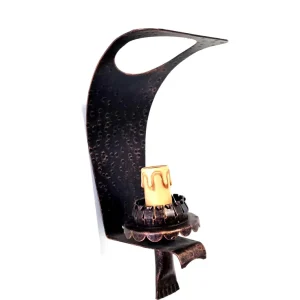 8023 Applique in ferro battuto a 1 luce