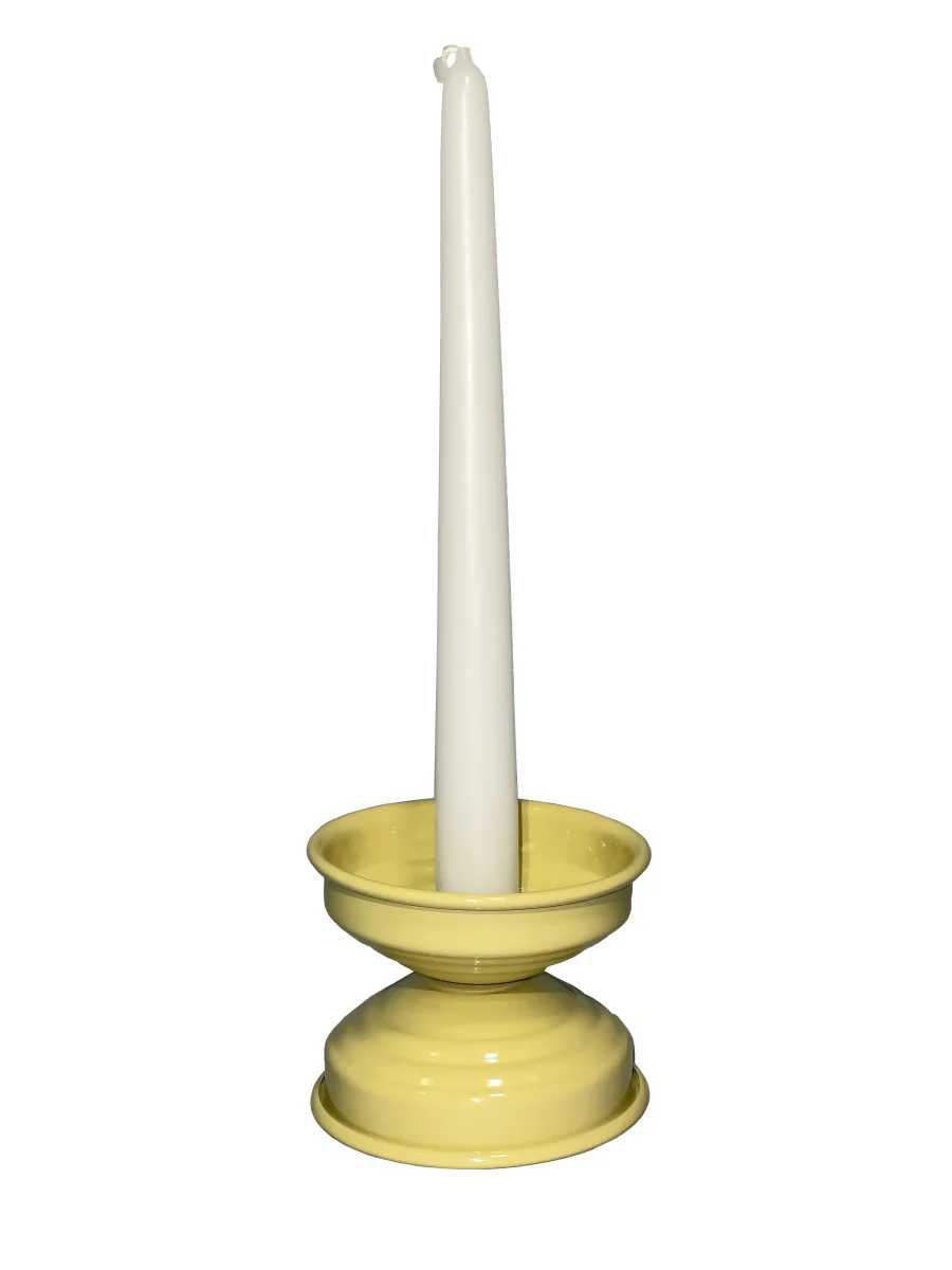 Candeliere Piccolo in matallo Verniciato Butter Glossy - immagine 2