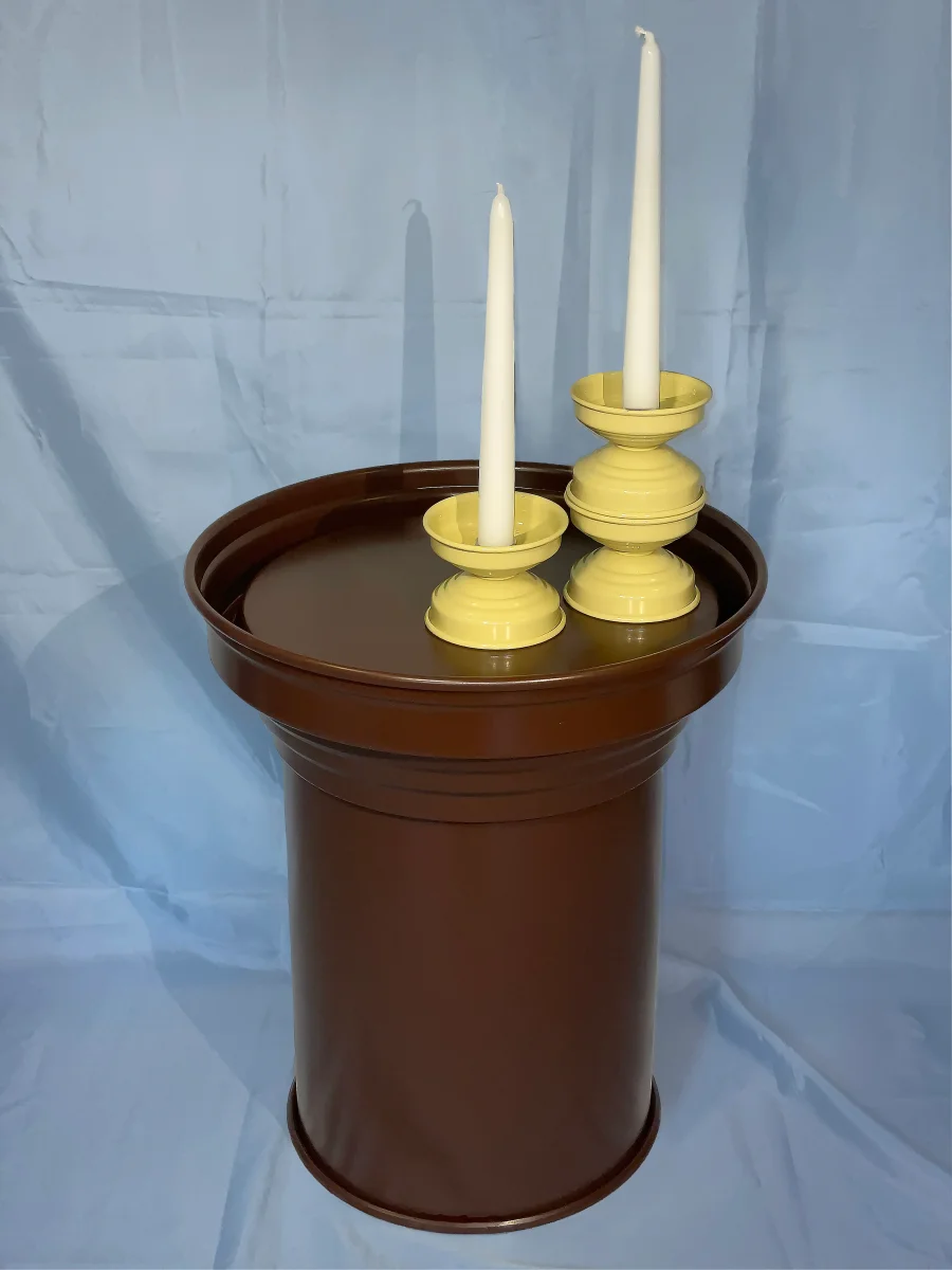 Candeliere Piccolo in matallo Verniciato Butter Glossy - immagine 3